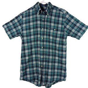 Pendleton Mens Plaid Oceanside Short Sleeve Shirt Size Small Lightweight Casual